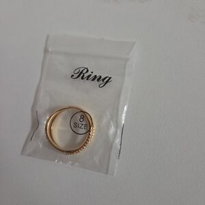 Chic Gold-Tone Women's Ring